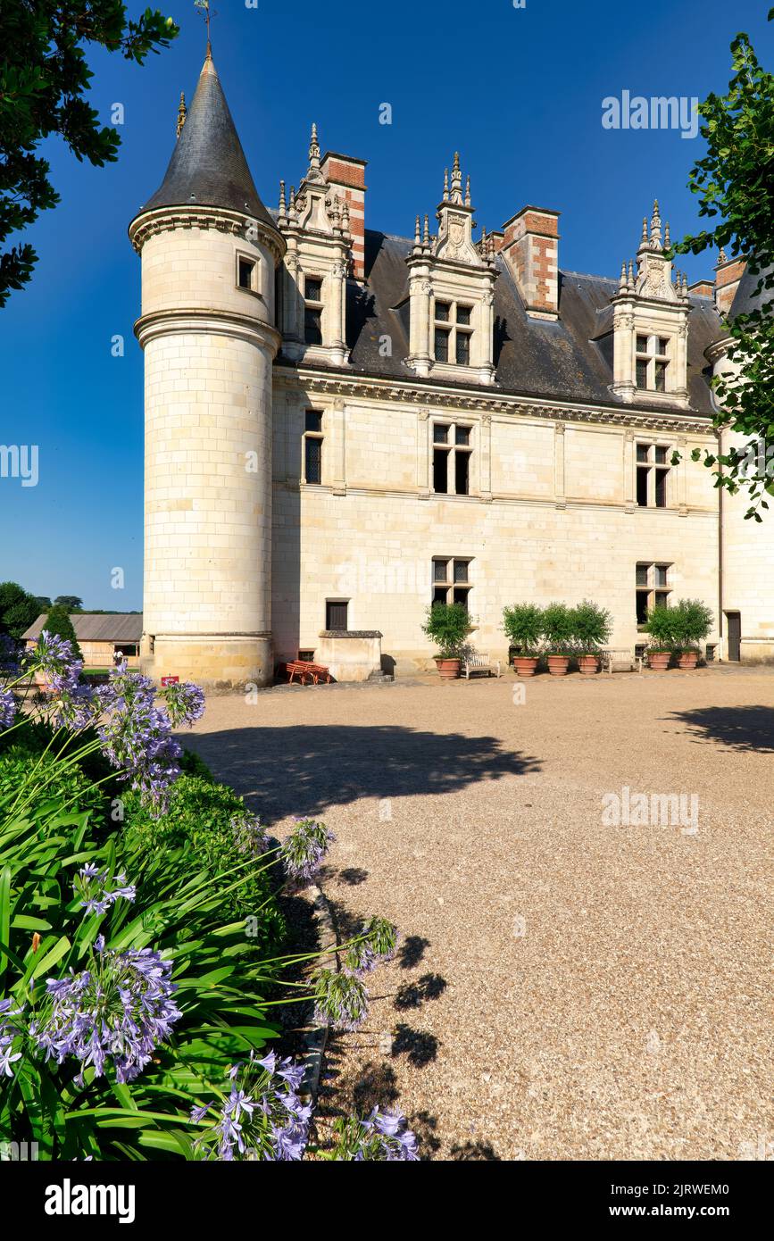 Château d'Amboise France. Banque D'Images