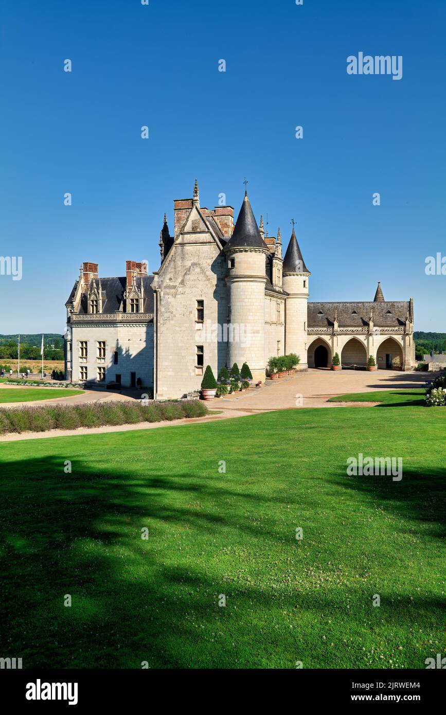 Château d'Amboise France. Banque D'Images