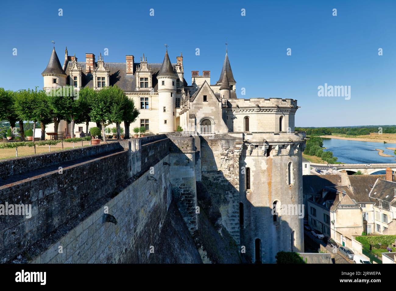 Château d'Amboise France. Banque D'Images
