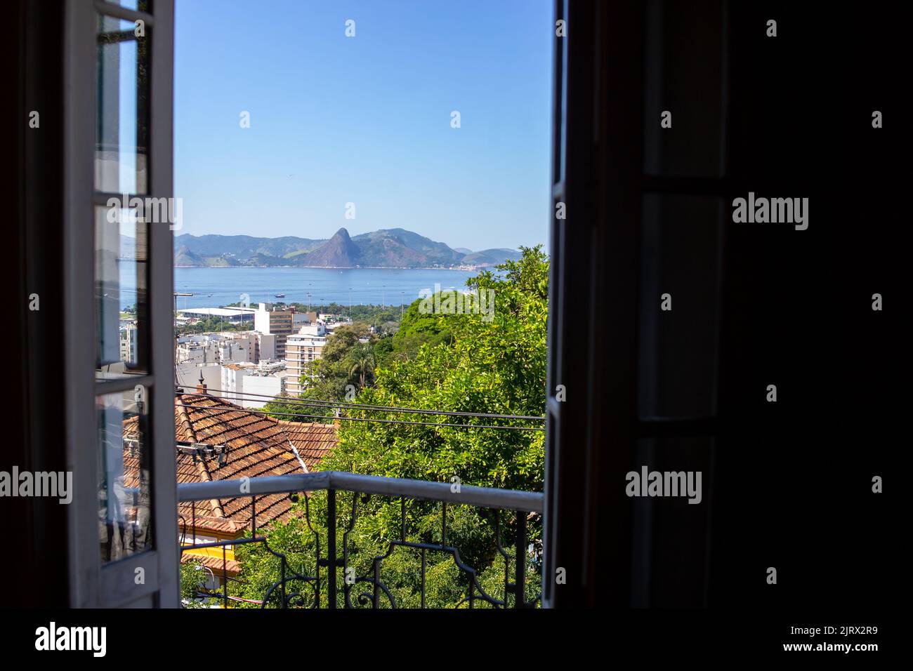 Quartier de santa Teresa à rio de janeiro, Brésil Banque D'Images