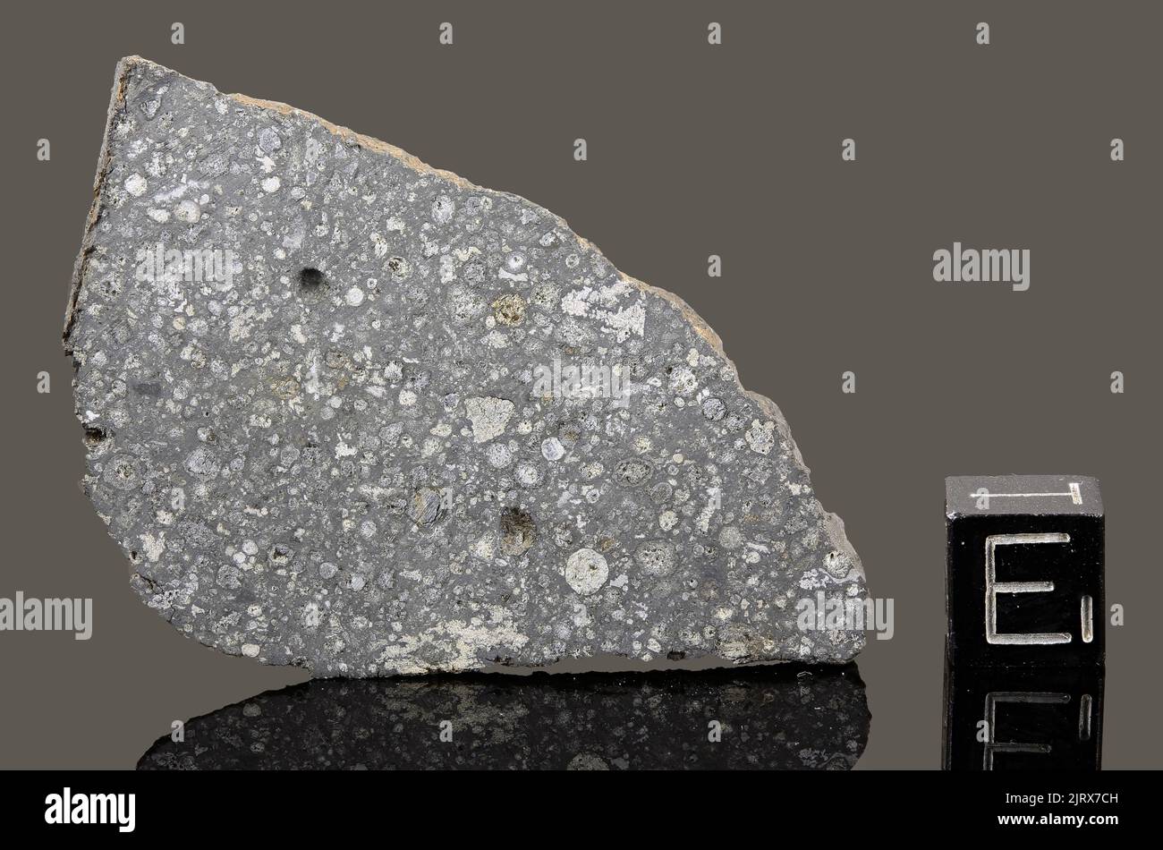 ALLENDE - Automne 8 février 1969, Chihuahua, Mexique. Chondrite carbonée CV3. Masse totale de 2 tonnes. Banque D'Images ALLENDE - Automne 8 février 1969, Chihuahua, Mexique. Chondrite carbonée CV3. Masse totale de 2 tonnes. Banque D'Images