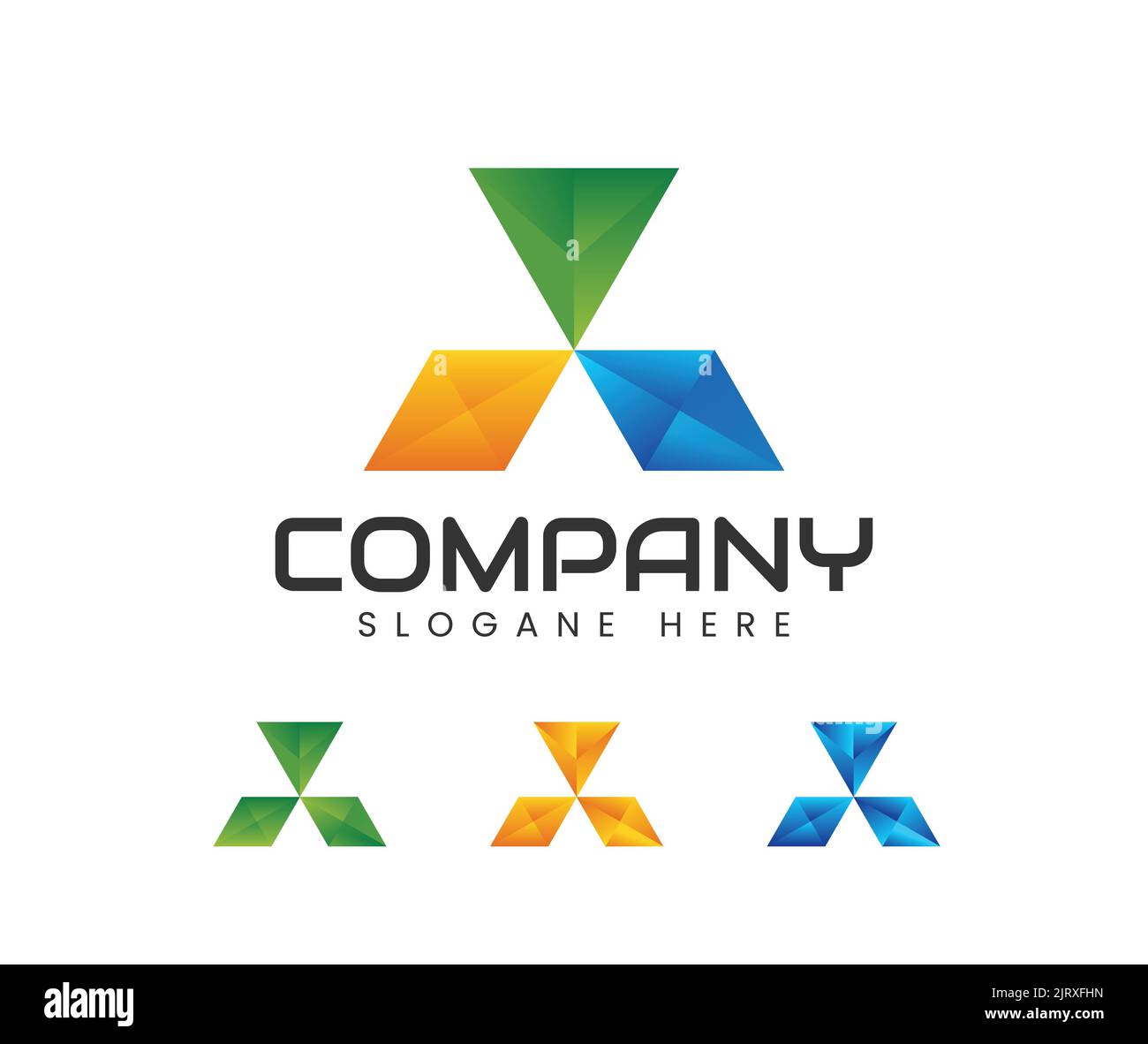 Logo abstrait moderne Illustration de Vecteur