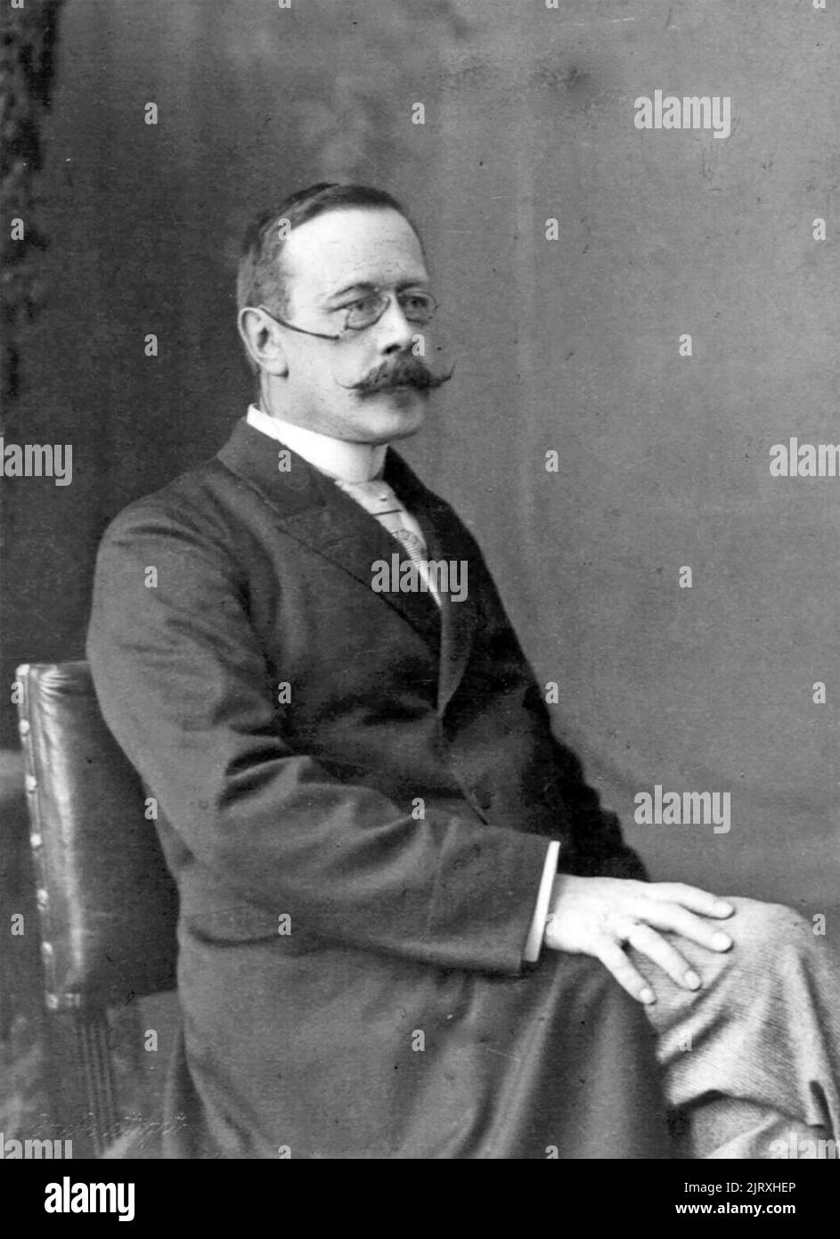 HANS CHRISTIAN GRAM (1853-1938) bactériologue danois Banque D'Images