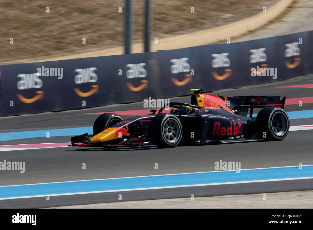 Cours F2 GP FRANCE 2022, le Castellet, FRANCE, 24/07/2022 Florent 'MrCrash' B. Banque D'Images