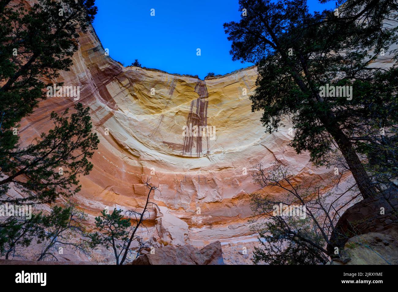 Echo Amphitheatre, Nouveau-Mexique, États-Unis Banque D'Images