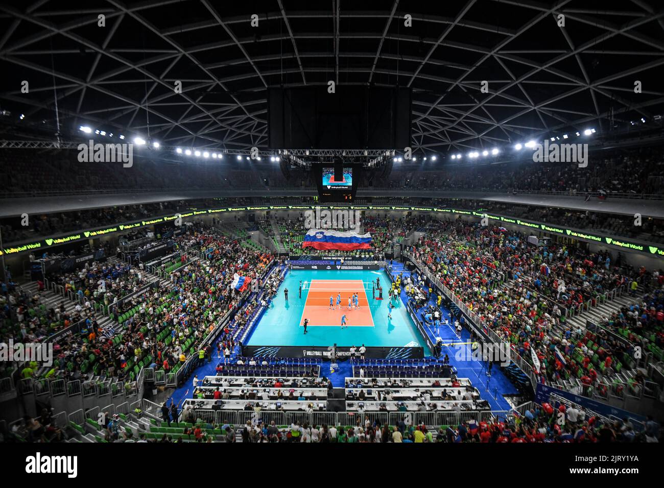 Arena Stozice, lieu du Championnat du monde de volley-ball 2022 à Ljubljana, Slovénie Banque D'Images