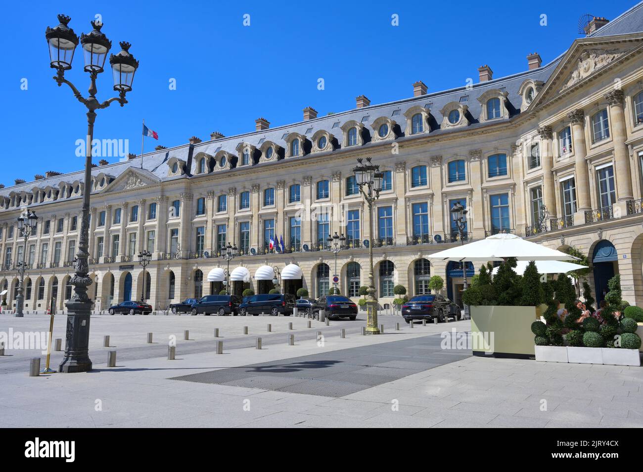 L'élégant Ritz Paris est l'un des 10 hôtels Palace de la capitale française, Paris FR Banque D'Images