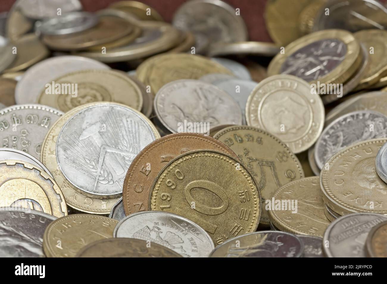 Tas de pièces détachées Banque D'Images