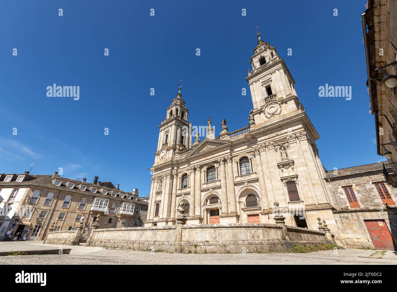 Lugo, Espagne. La Cathédrale de Santa Maria, une église catholique romaine et basilique en Galice Banque D'Images