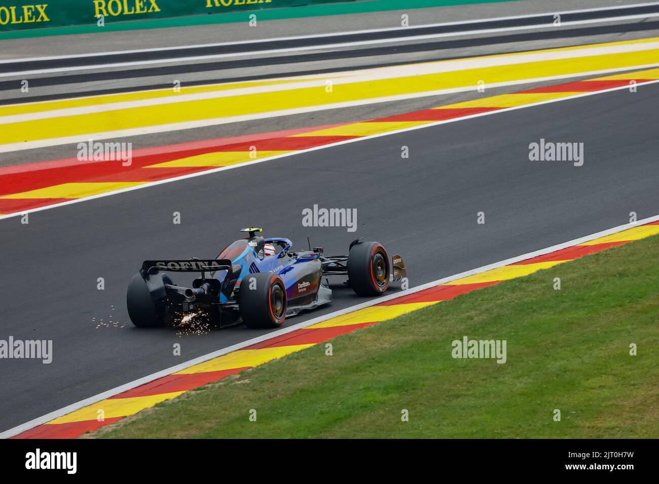 06 LATIFI Nicholas (CAN), Williams Racing FW44, action pendant la Formule 1 Rolex Grand Prix Belge 2022, 14th tour du Championnat du monde de Formule 1 FIA 2022 de 26 août à 28, 2022 sur le circuit de Spa-Francorchamps, à Francorchamps, Belgique - photo: Paul Vaicle / DPPI/DPPI/LiveMedia Banque D'Images
