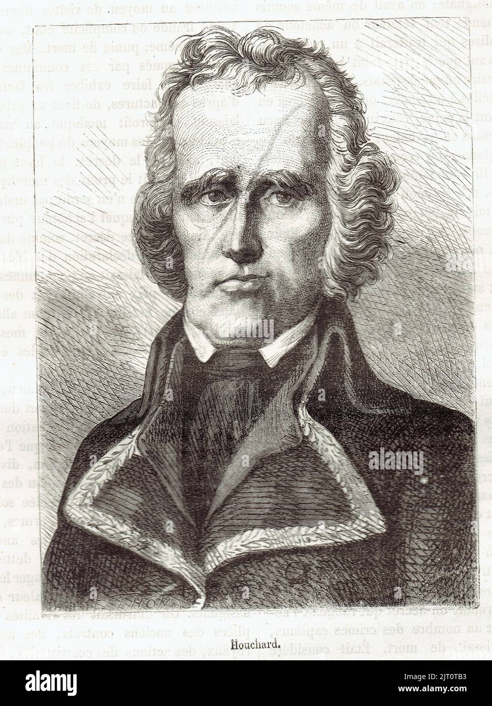 Jean Nicolas Houchard général de division Banque D'Images