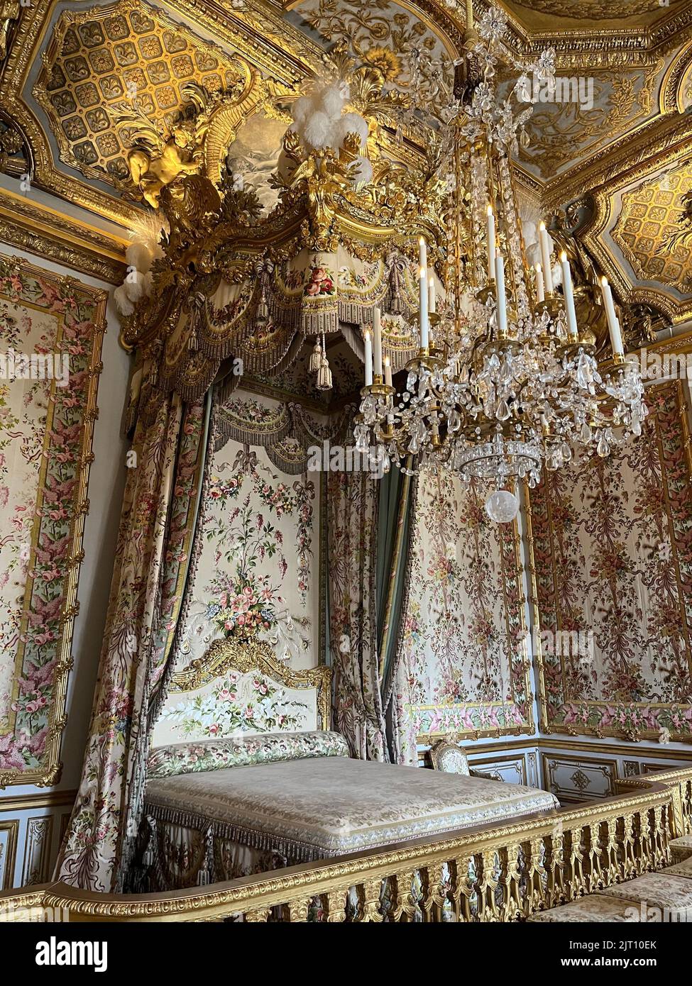 Intérieur du château de Versailles Banque D'Images