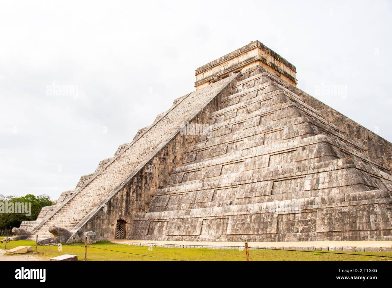 Mayan Ruin Chichen Itza Mexiko Banque D'Images