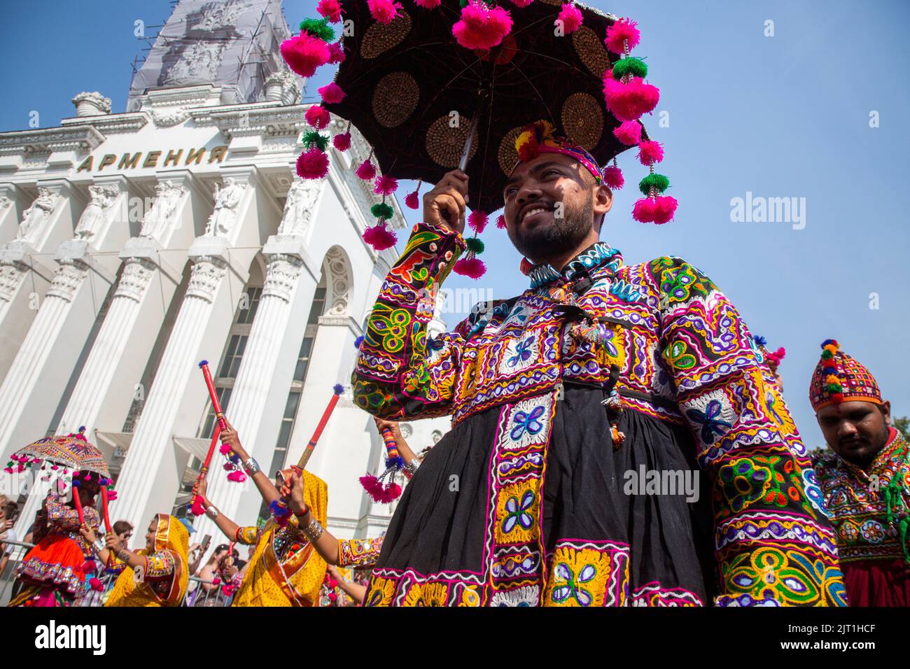 Moscou, Russie. 27th août 2022. Les membres du Groupe indien des arts