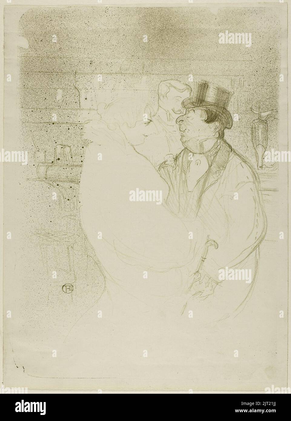 Toulouse-Lautrec - Ida Heath au Bar, 1927,944. Banque D'Images