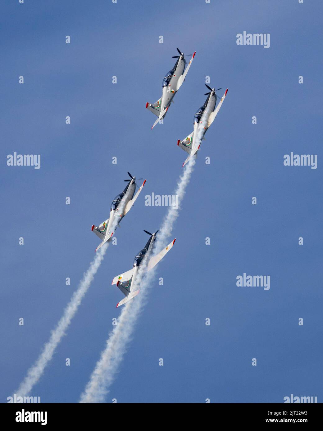 Pilatus PC-9 de la Force aérienne slovène au Royal International Air Tattoo de 2022 Banque D'Images