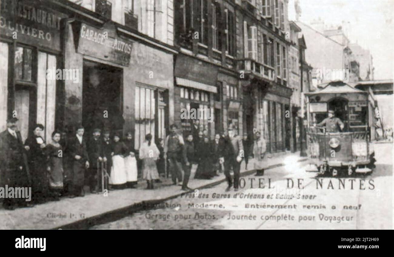 Tramway de Rouen - Rive gauche. Banque D'Images