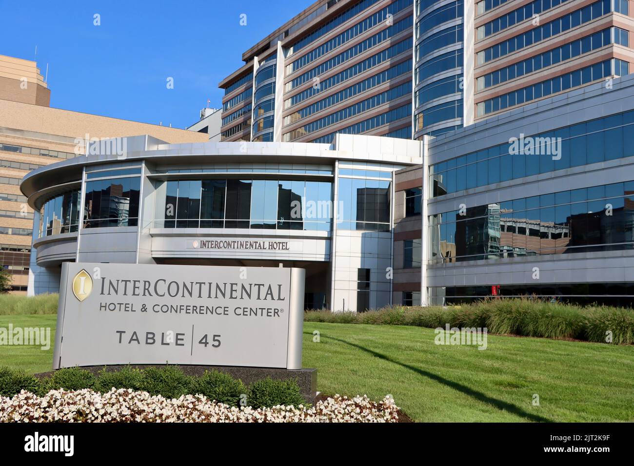 Hôtel Intercontinental au campus principal de la Cleveland Clinic à Cleveland Banque D'Images