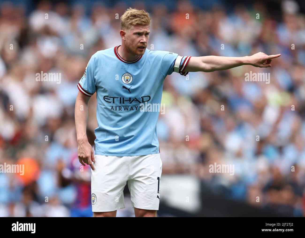 Manchester, Angleterre, le 27th août 2022. Kevin de Bruyne de Manchester City lors du match de la Premier League au Etihad Stadium de Manchester. Le crédit photo doit être lu : Darren Staples / Sportimage Banque D'Images