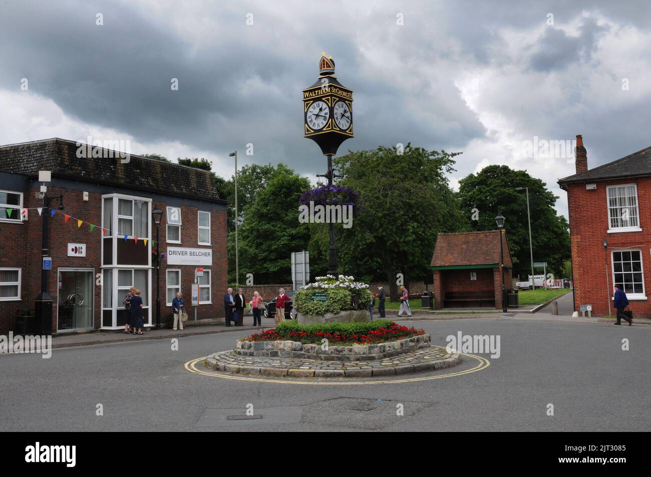 LA PLACE DES ÉVÊQUES WALTHAM, HAMPSHIRE, L'UN DES PLUS GRANDS VILLAGES DE HAMPSHIRES AU MOMENT DU LIVRE DE FIN D'OMANDULES. PHOTO MIKE WALKER, PHOTOS DE MIKE WALKER, 2012 Banque D'Images