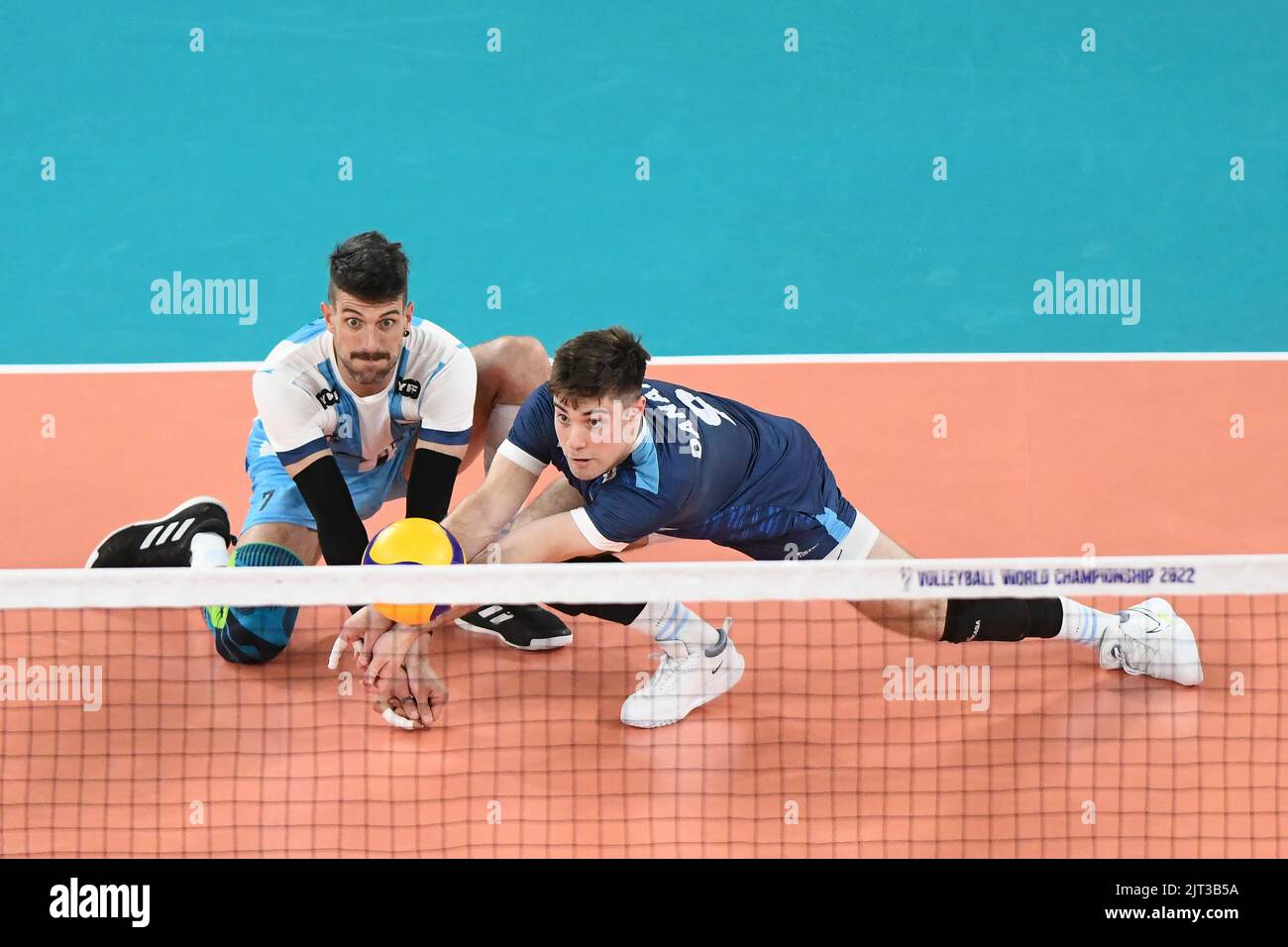 Santiago Danani (Argentine). Championnat du monde de volley 2022. Banque D'Images