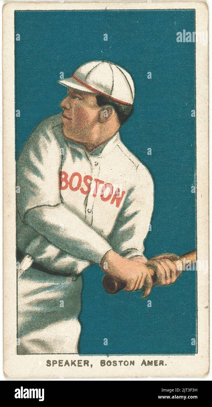 Le Président de tris, Boston Red Sox, carte de base-ball portrait Banque D'Images