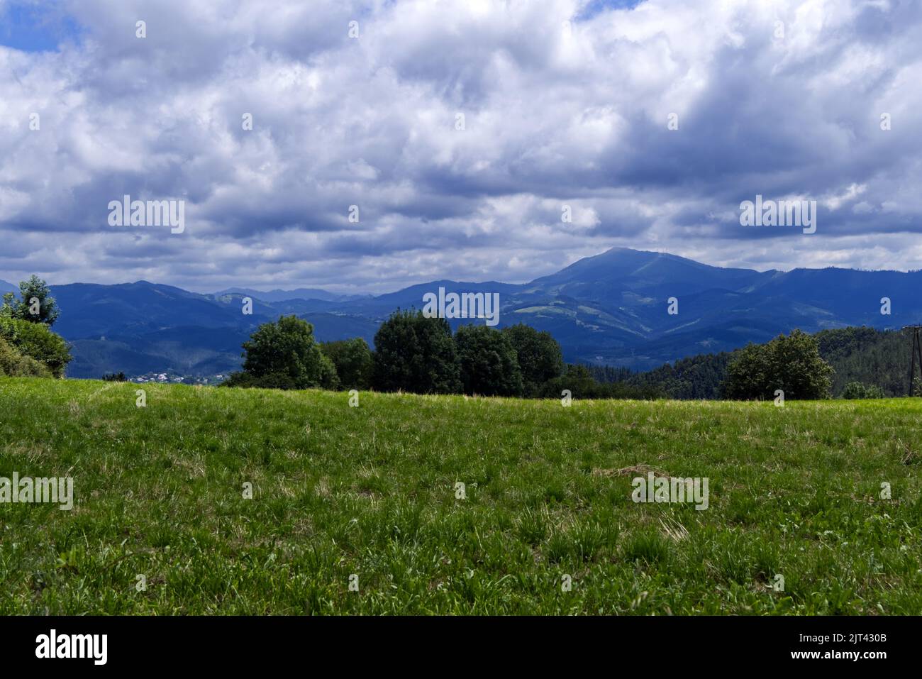 Guernica, Espagne - au-dessus de Gernika-Lumo Banque D'Images