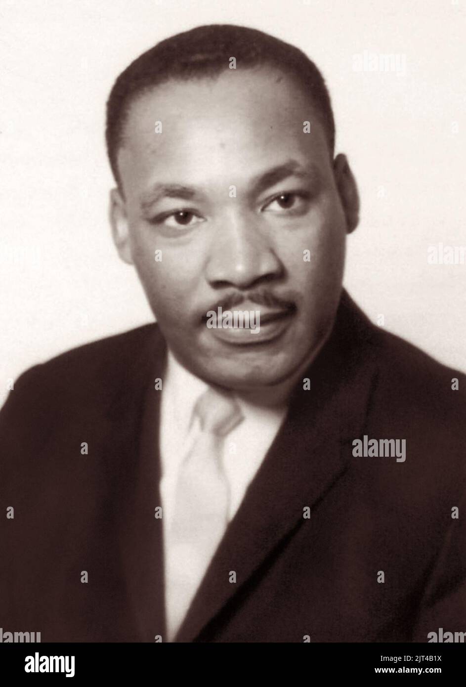 Martin Luther King, Jr. (1929-1968), leader américain des droits civiques, dans un portrait d'octobre 1961. (ÉTATS-UNIS) Banque D'Images
