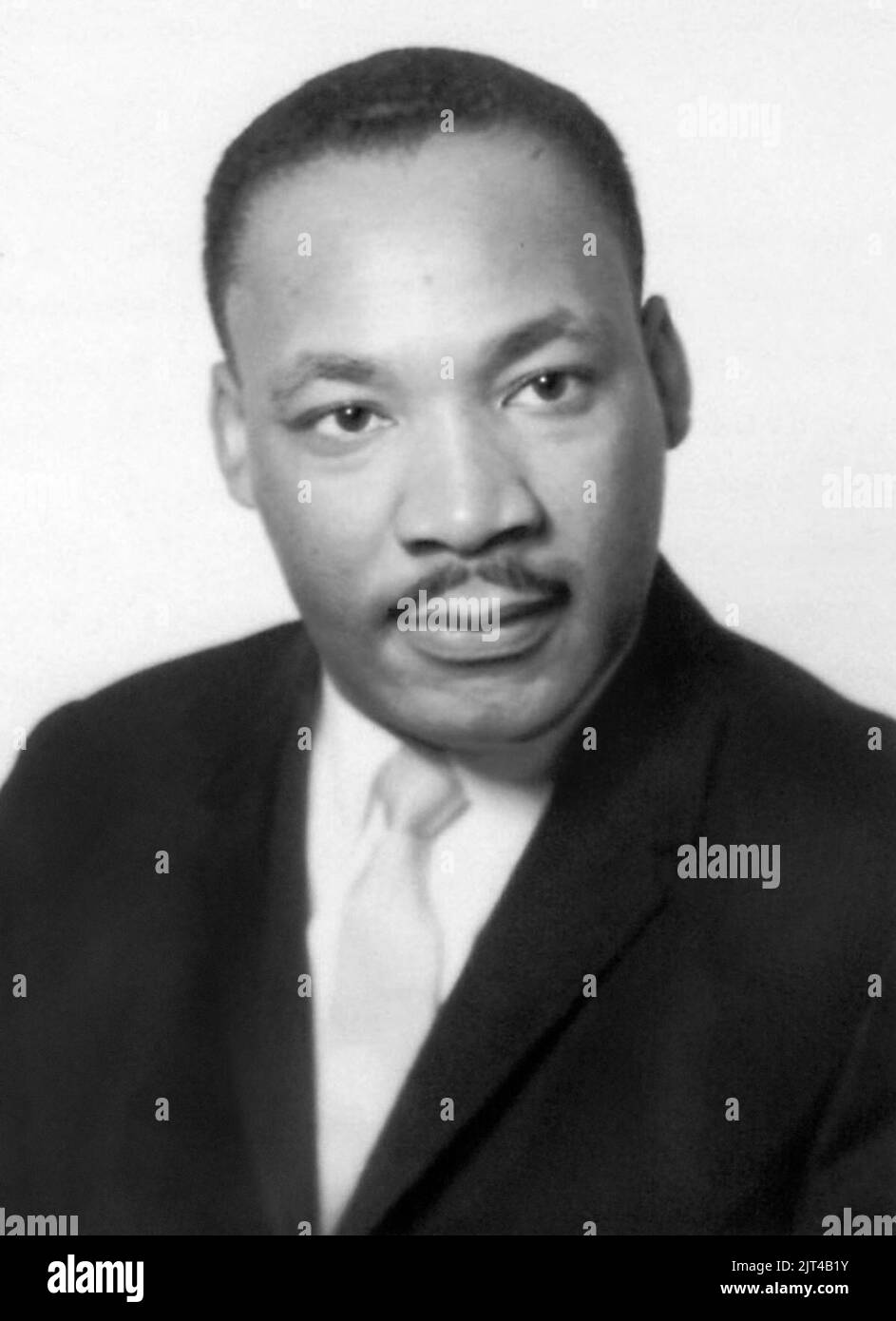 Martin Luther King, Jr. (1929-1968), leader américain des droits civiques, dans un portrait d'octobre 1961. (ÉTATS-UNIS) Banque D'Images