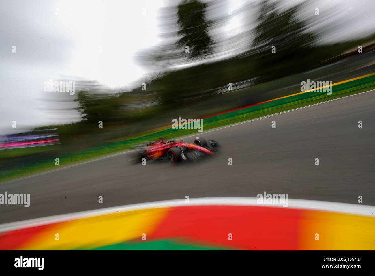 Spa Francorchamps, Vallonia, Belgique. 27th août 2022. Charles Leclerc (mon) Ferrari F1-75 (Credit image: © Alessio de Marco/ZUMA Press Wire) Banque D'Images