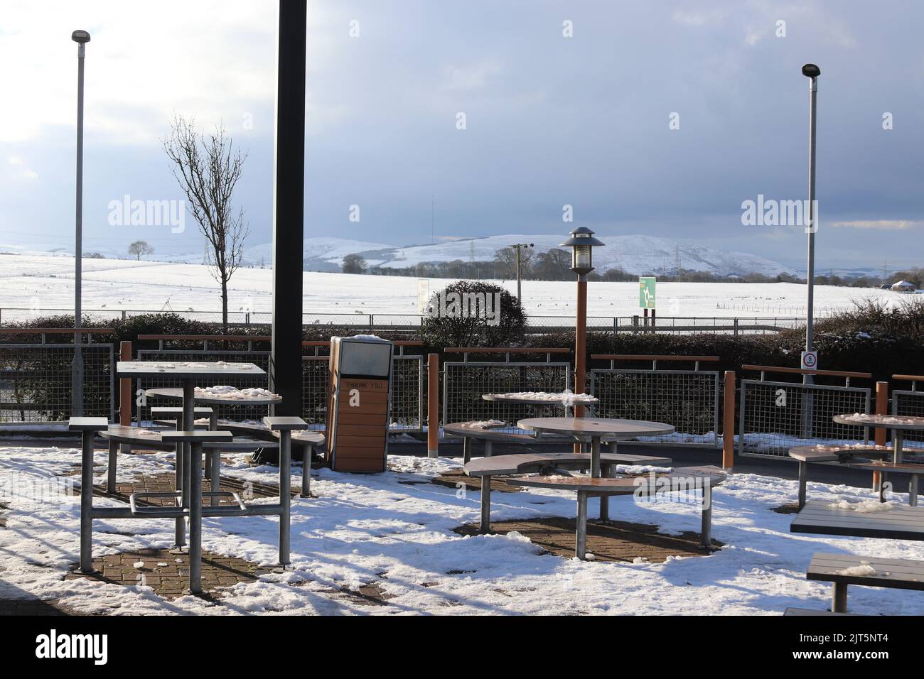 Campagne d'hiver au nord du pays de Galles Banque D'Images