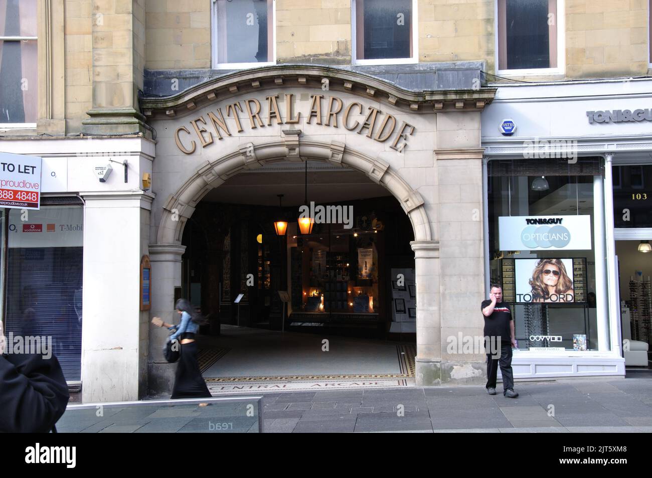 Arcade centrale, Newcastle upon Tyne Banque D'Images