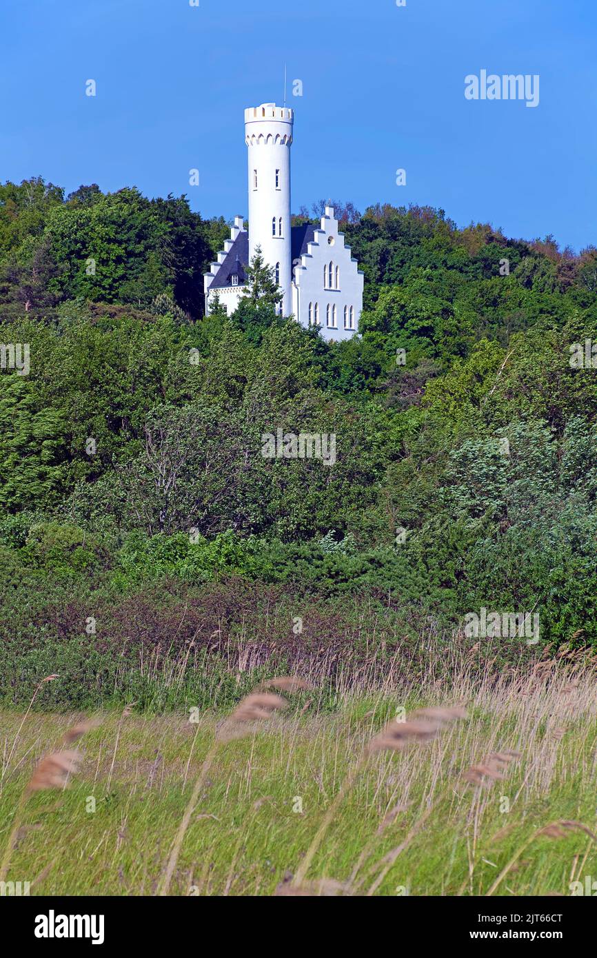 Château de Lietzow, île de Ruegen, Mecklenburg-Ouest Pomerania, Allemagne, Mer Baltique côte mecklembourgeoise, Europe Banque D'Images