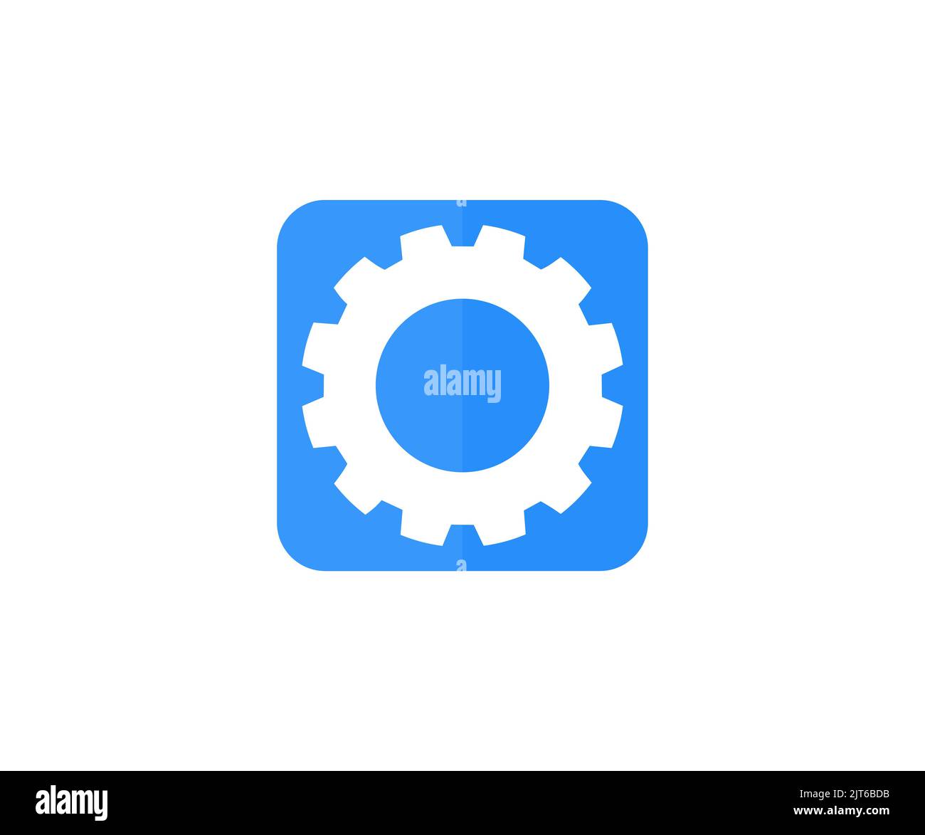 Logo de l'application Gear Icon. Personnalisez le symbole de silhouette ...