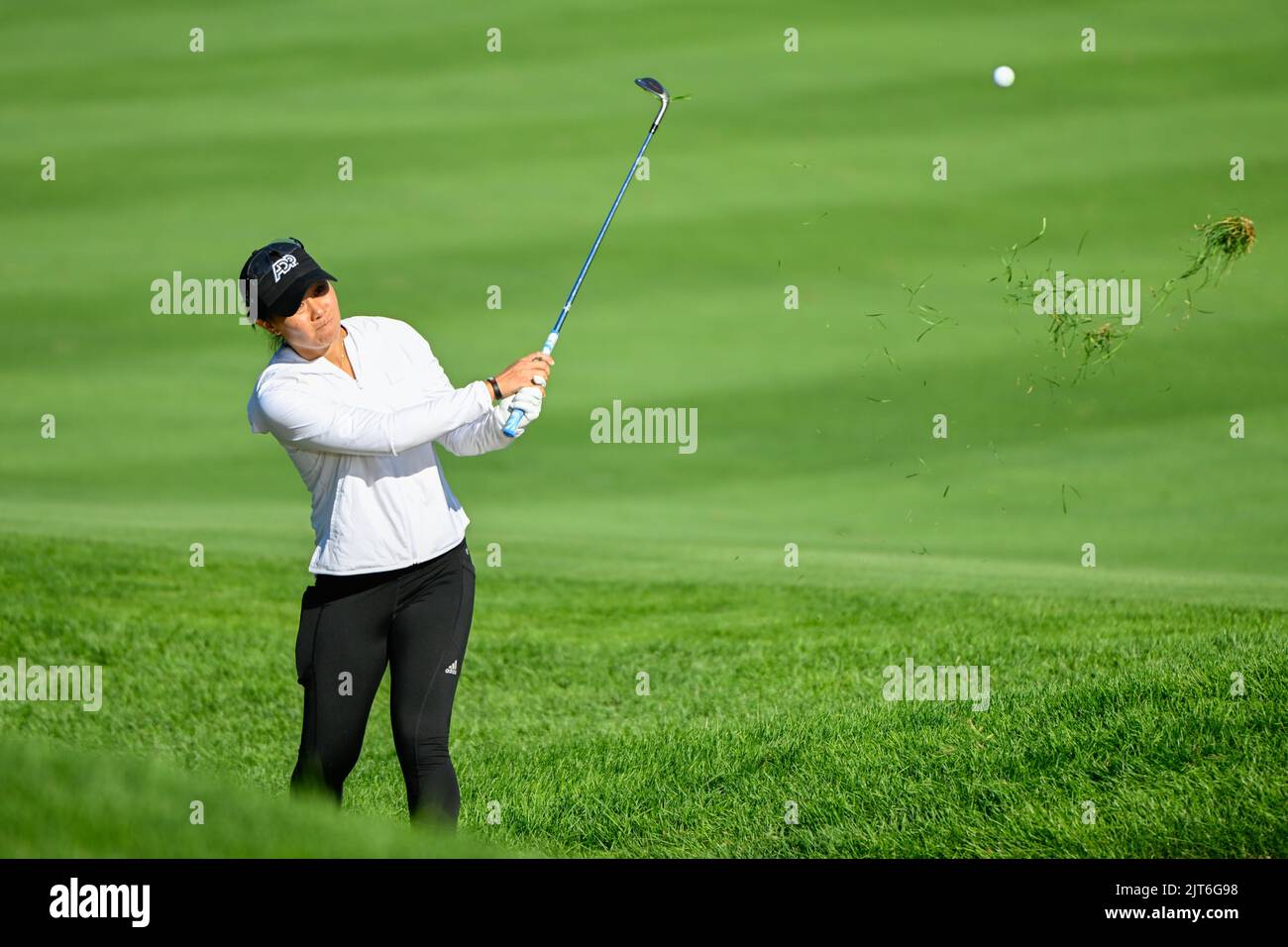 OTTAWA, ON - LE 27 AOÛT : Danielle Kang (États-Unis) a mis au point 18 jetons au cours de RD3 de l'ouverture féminine du CP 2022 au club de chasse et de golf d'Ottawa sur 27 août 2022, à Ottawa, Ontario, Canada. (Image de crédit : © Ken Murray/Icon SMI via ZUMA Press) Banque D'Images