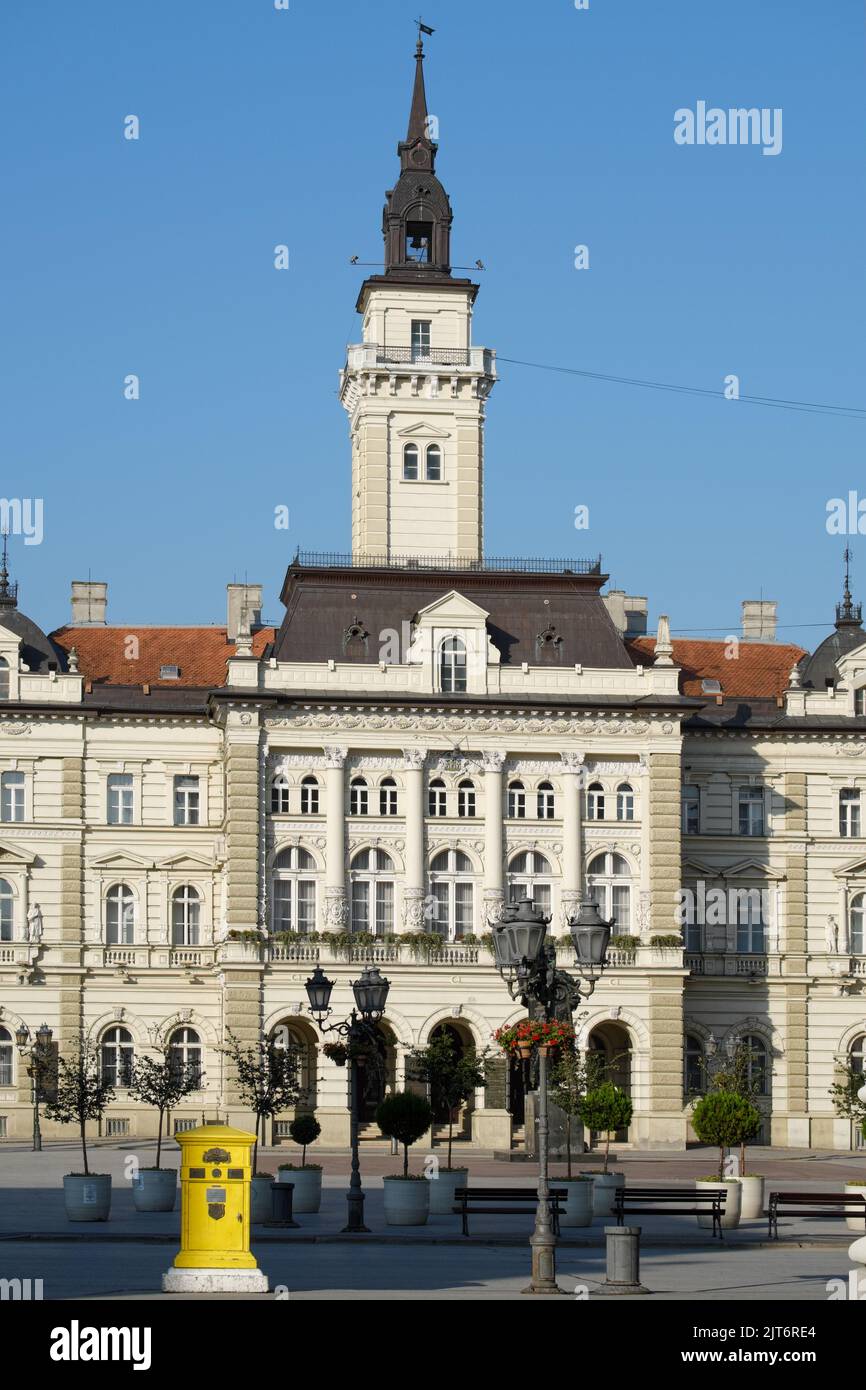Hôtel de ville de Novi Sad, Serbie Banque D'Images