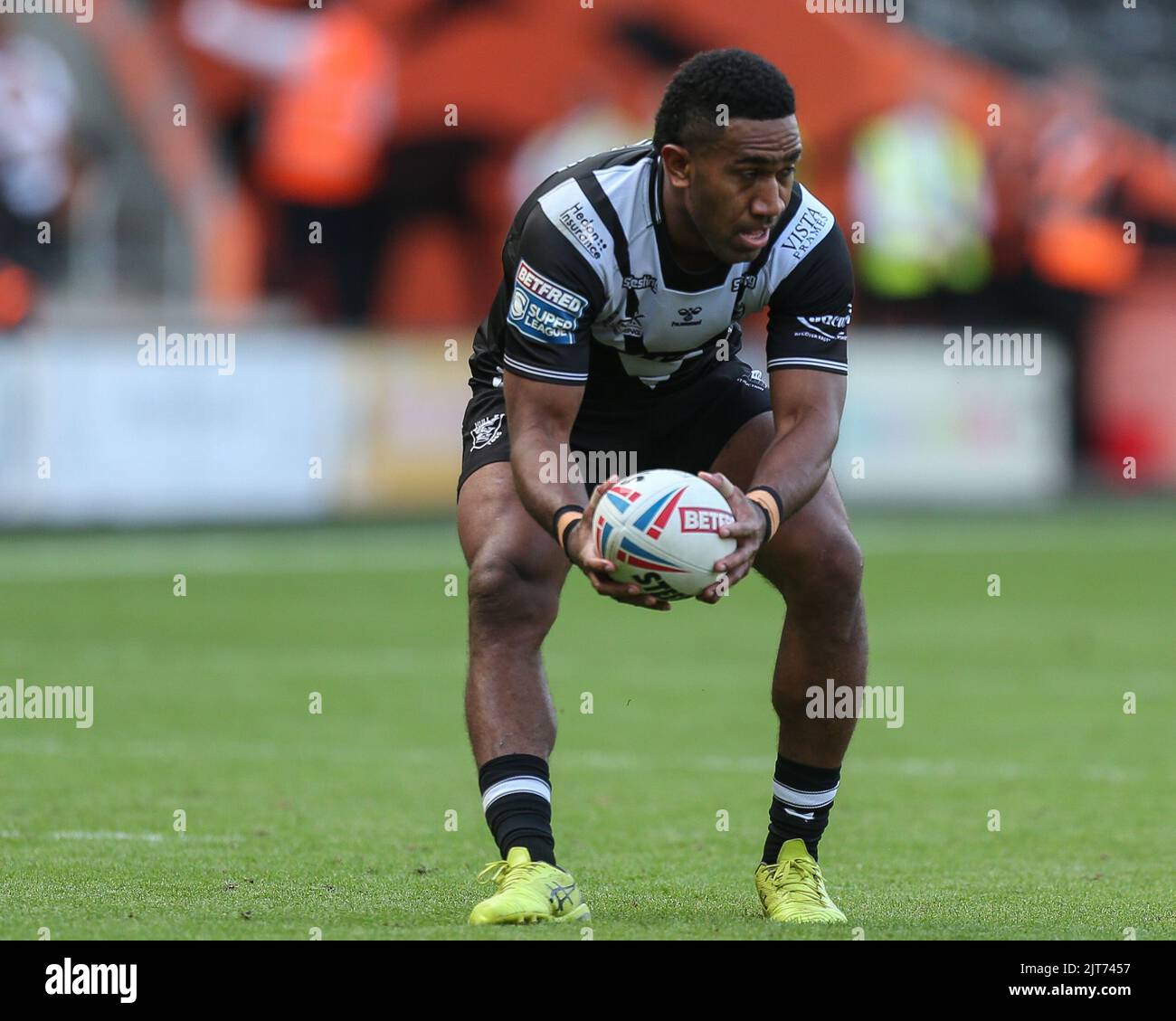 Mitieli Vulikijapani #25 de Hull FC en action pendant le jeu Banque D'Images