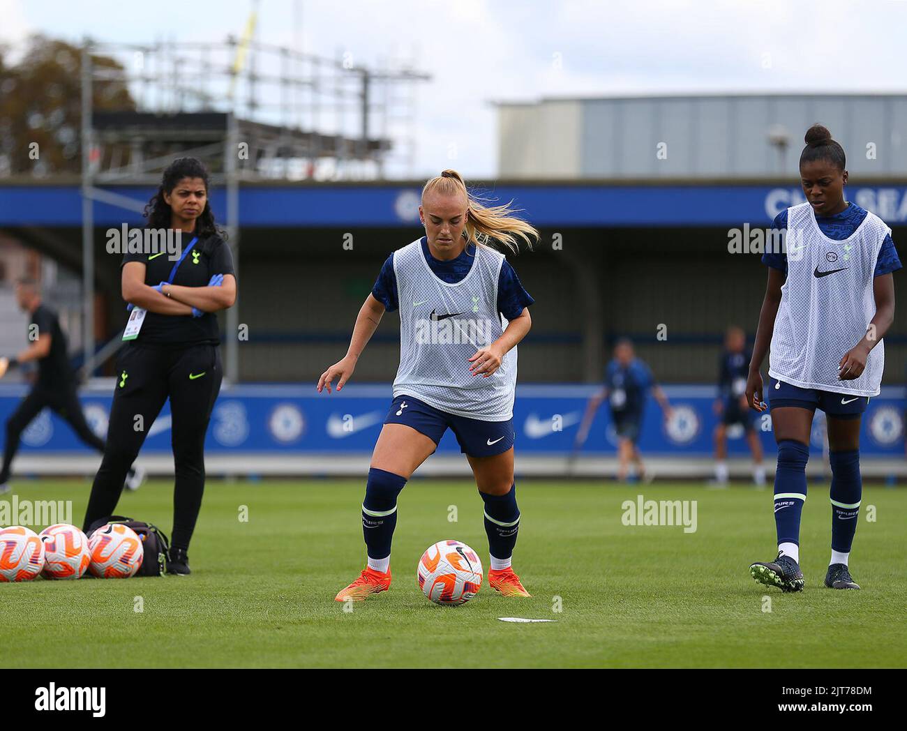 Londres, Royaume-Uni. 28th août 2022. Lors du match de football pré-saison entre Chelsea et Tottenham Hotspurs à Kingsmeadow, Angleterre. (/SPP) crédit: SPP Sport presse photo. /Alamy Live News Banque D'Images