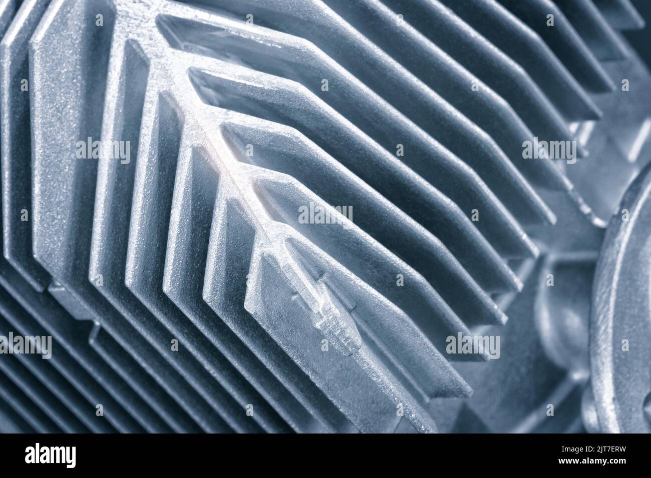 Nouveau cylindre de voiture refroidi par air avec égratignures de rodage, réparation du moteur Banque D'Images
