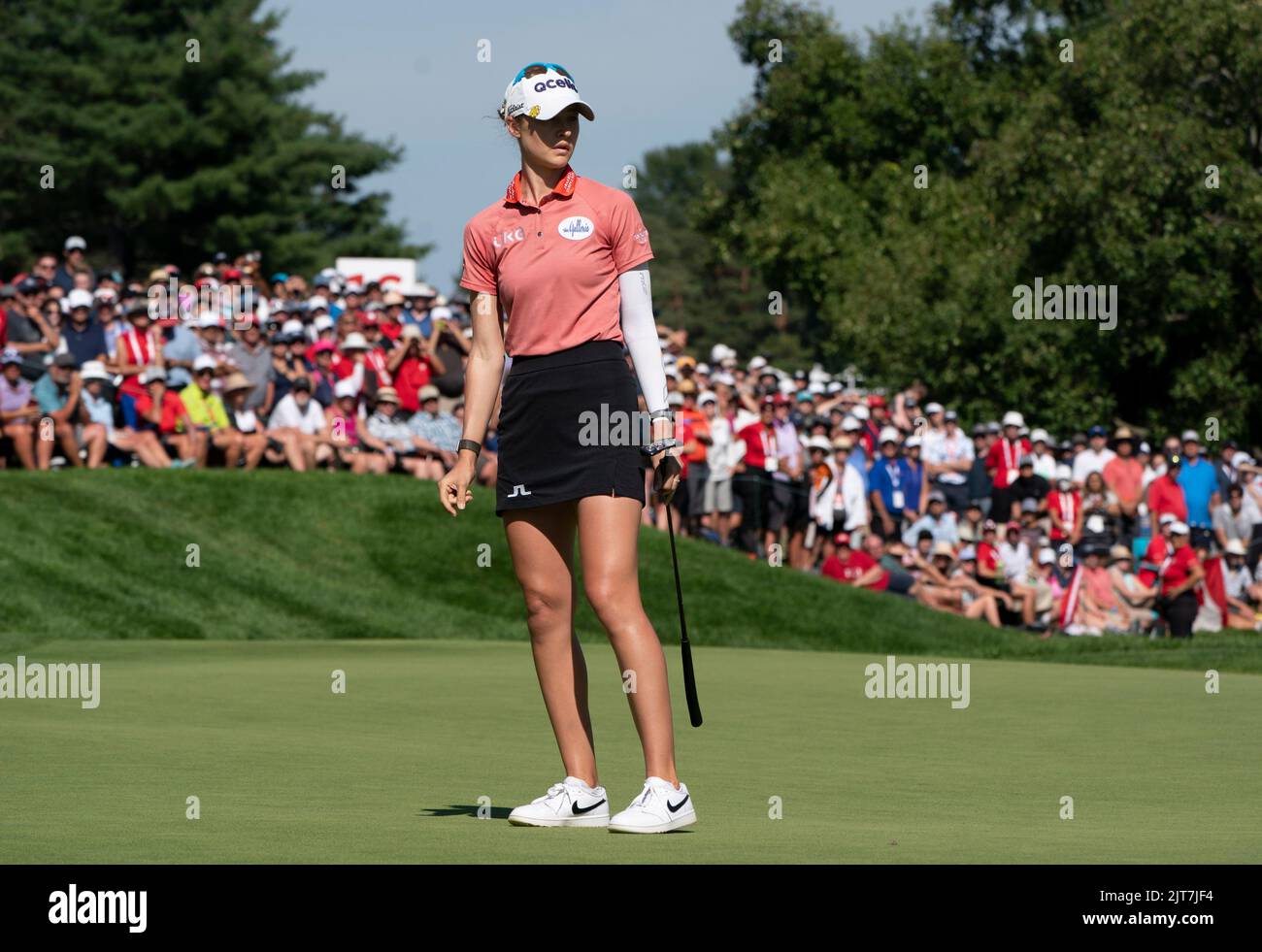 Programme Tv Du Dimanche 28 Août 2022 Ottawa, Canada. 28th août 2022. Nelly Korda, des États-Unis, regarde