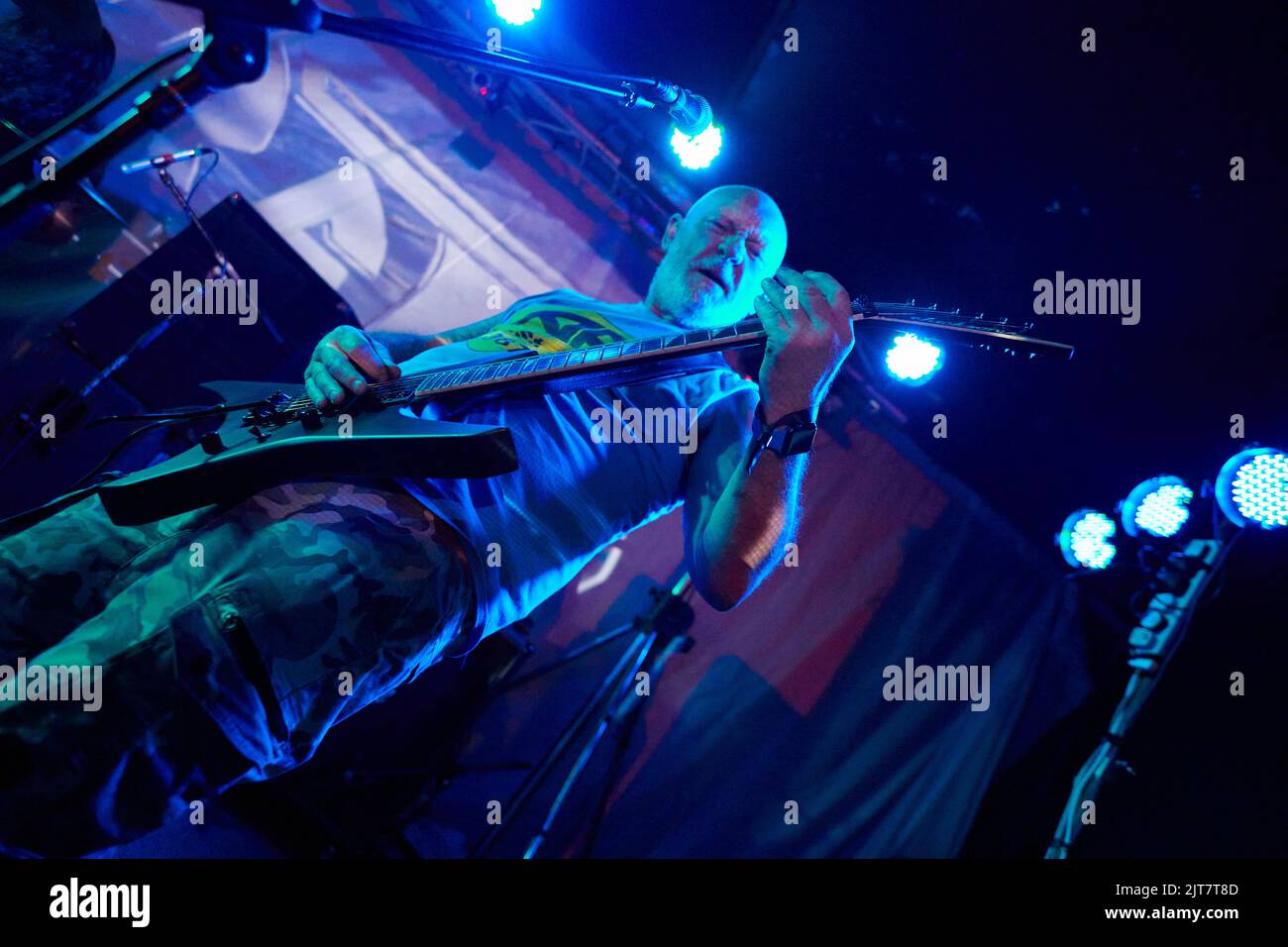 Stoke Prior, Royaume-Uni, 28 août 2022, Acid Reign ferme la dernière journée au Beermageddon Heavy Metal Festival. Crédit : nouvelles en direct de will Tudor/Alamy Banque D'Images