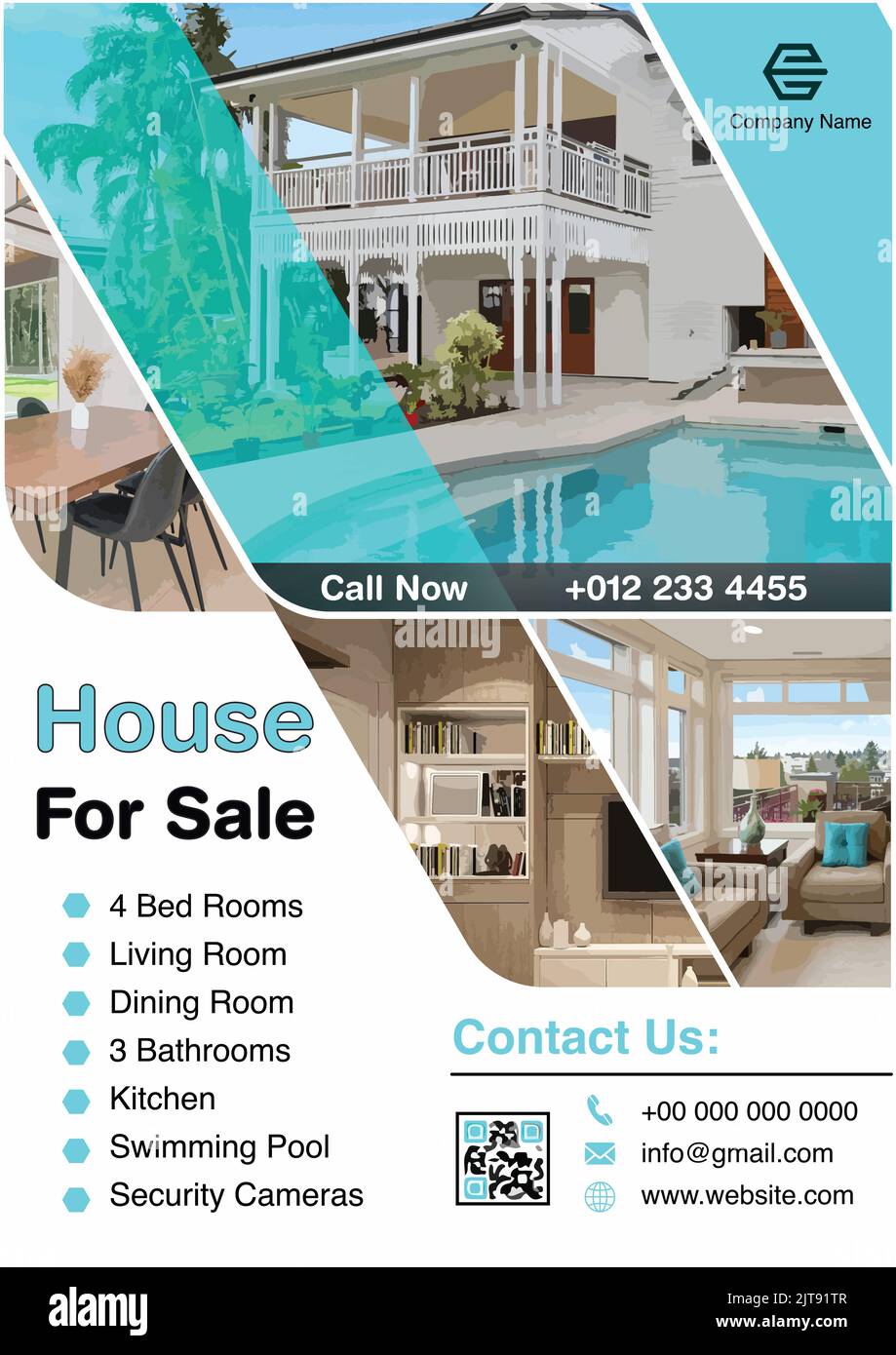 real estate flyer design templates real estate flyer pour maison en vente simple flyer créatif en vecteur Illustration de Vecteur