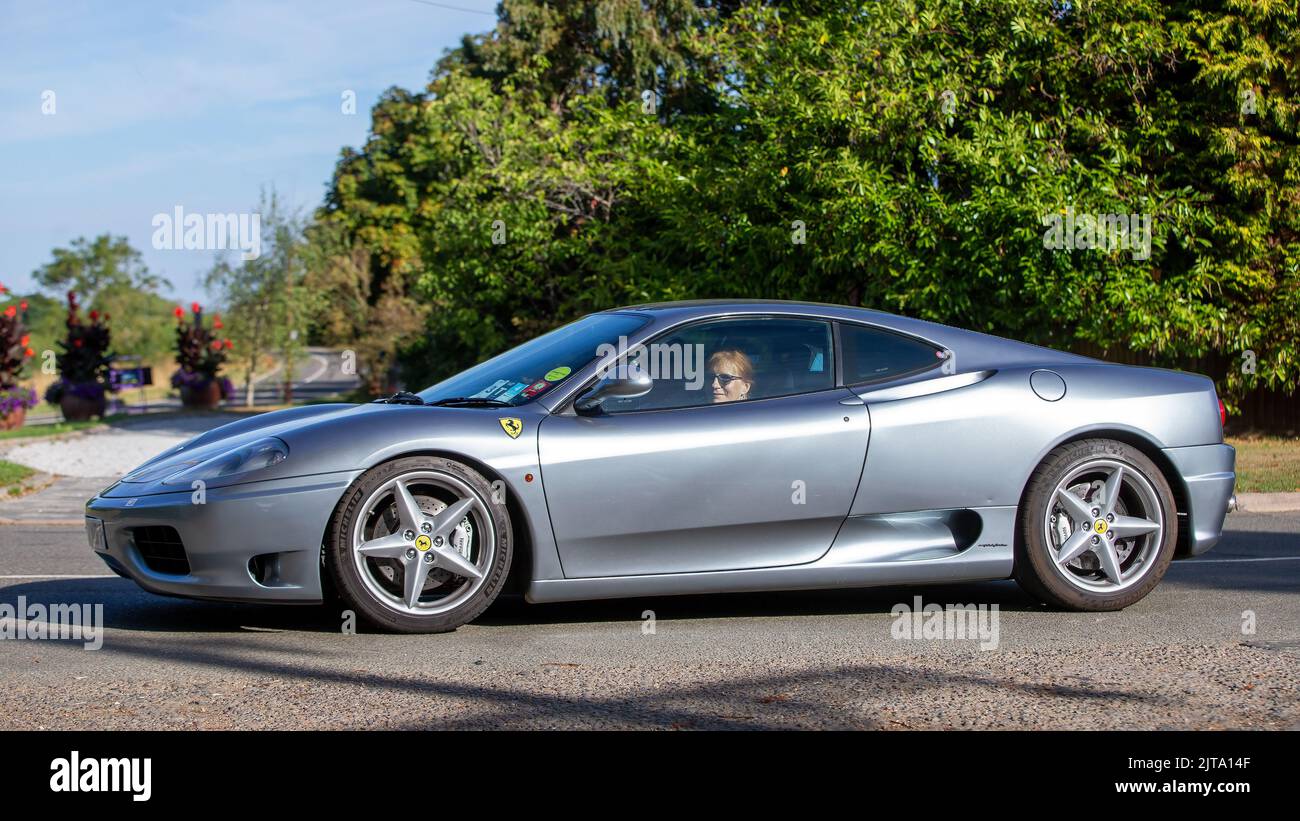 2000 3586cc Ferrari gris 360 Banque D'Images