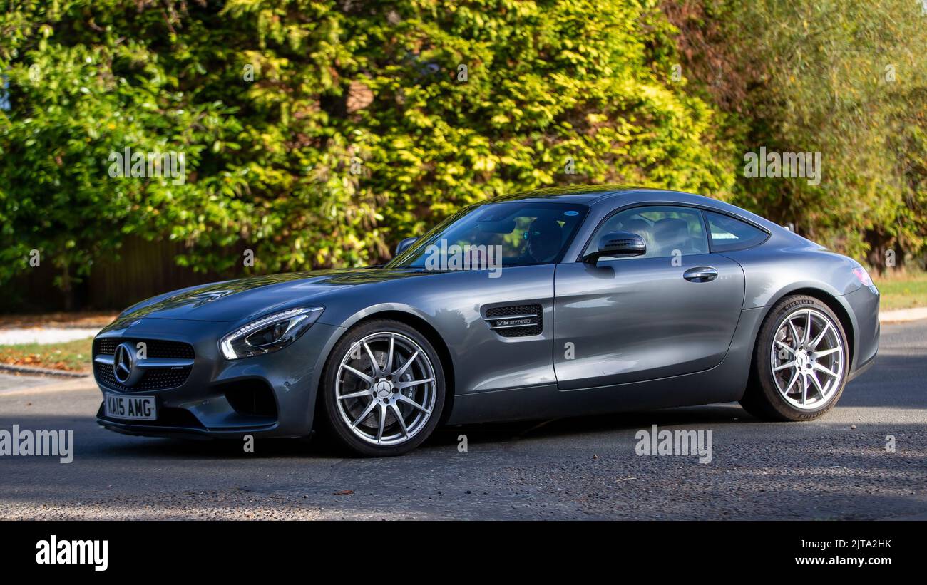 2016 Mercedes Benz AMG GT 4,0 V8 Biturbo Banque D'Images