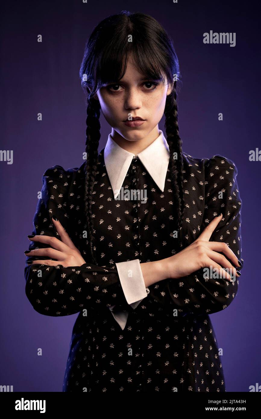 JENNA ORTEGA mercredi (2022), dirigé par TIM BURTON. Crédit: Metro-Goldwyn-Mayer (MGM) / Album Banque D'Images