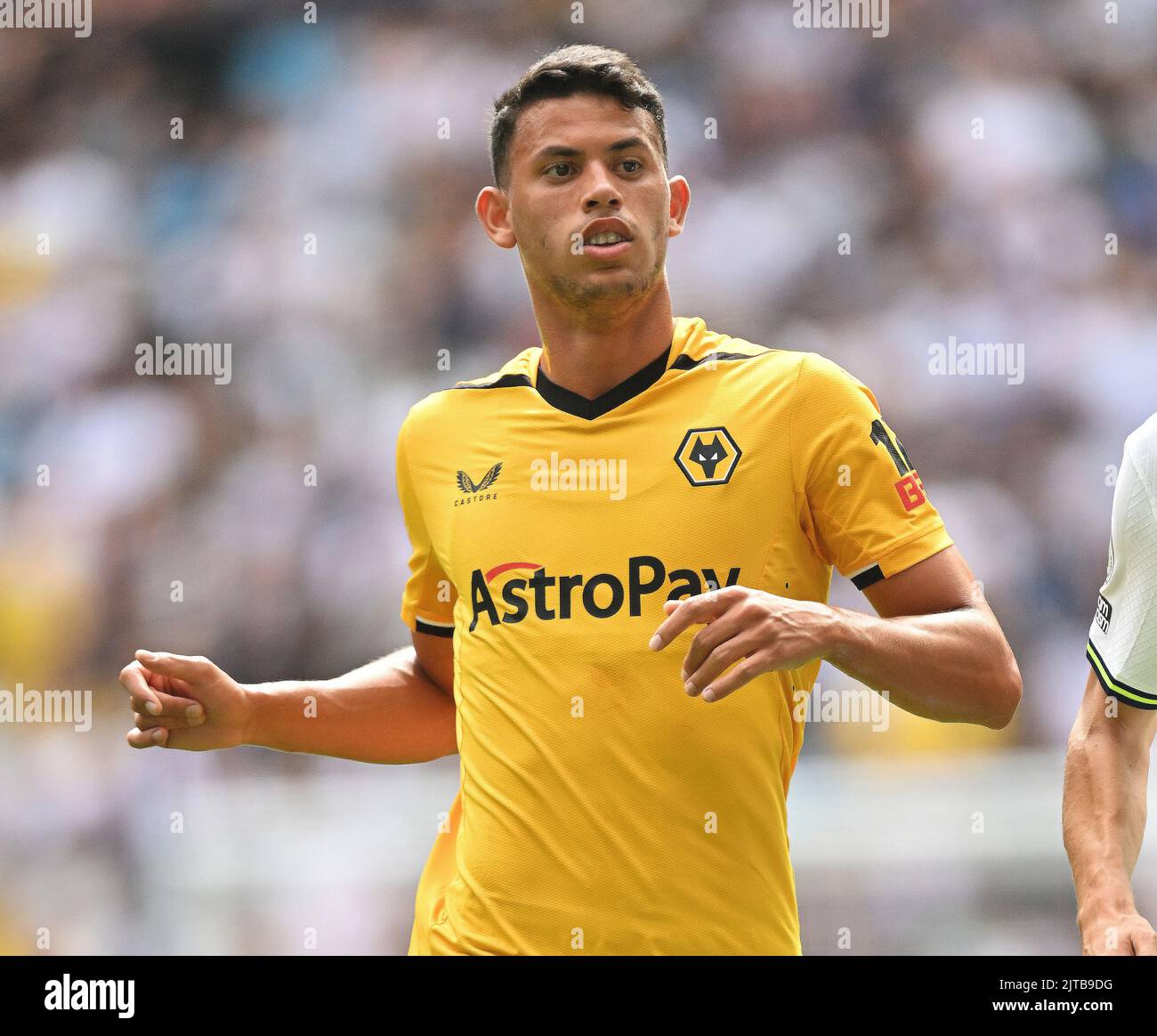 20 août 2022 - Tottenham Hotspur v Wolverhaboton Wanderers - Premier League - Tottenham Hotspur Stadium Wolverhampton Wandererss' Matheus Nunes pendant le match de la Premier League contre Tottenham. Image : Mark pain / Alamy Live News Banque D'Images