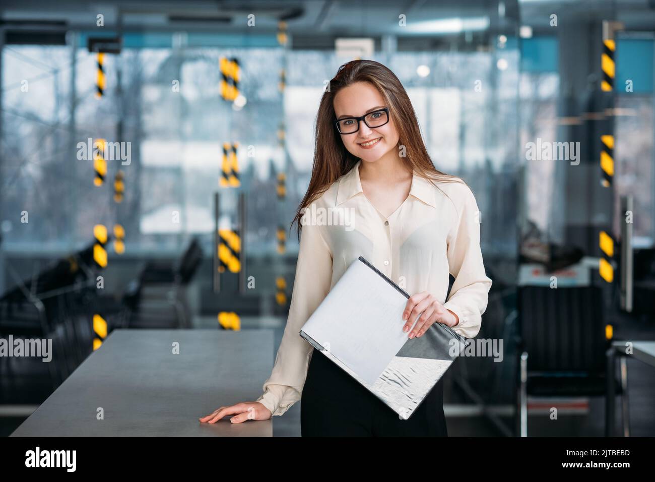 business manager corporate career office workspace Banque D'Images