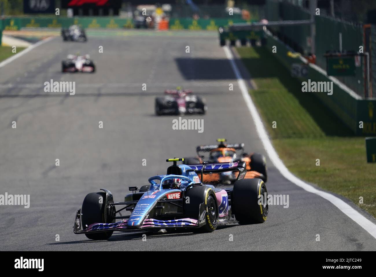 Esteban Ocon(FRA) Alpine A522 Banque D'Images