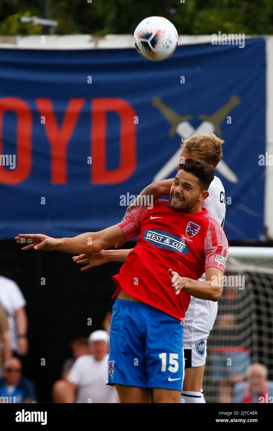 DAGENHAM ANGLETERRE - AOÛT 29 : Nikola Tavares de Dagenham & Redbridge pendant le match de la Ligue nationale entre Dagenham et Redbridge contre Bromley at Banque D'Images