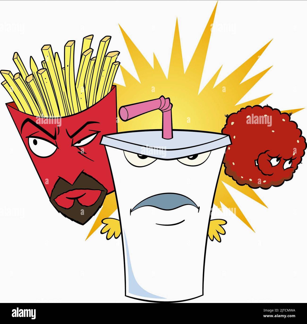 FRYLOCK, Master Shake, MEATWAD, Aqua Teen Hunger Force COLON MOVIE FILM POUR LES THÉÂTRES, 2007 Banque D'Images